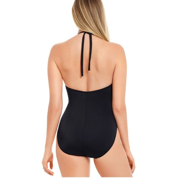 Magicsuit Solid Black Angelina One Piece Swimsuit Size 14 NWT - Picture 4 of 16